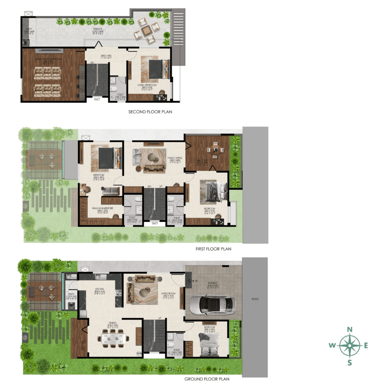 Buildiko Spring Woods Unit plan - 2250 sq.ft.