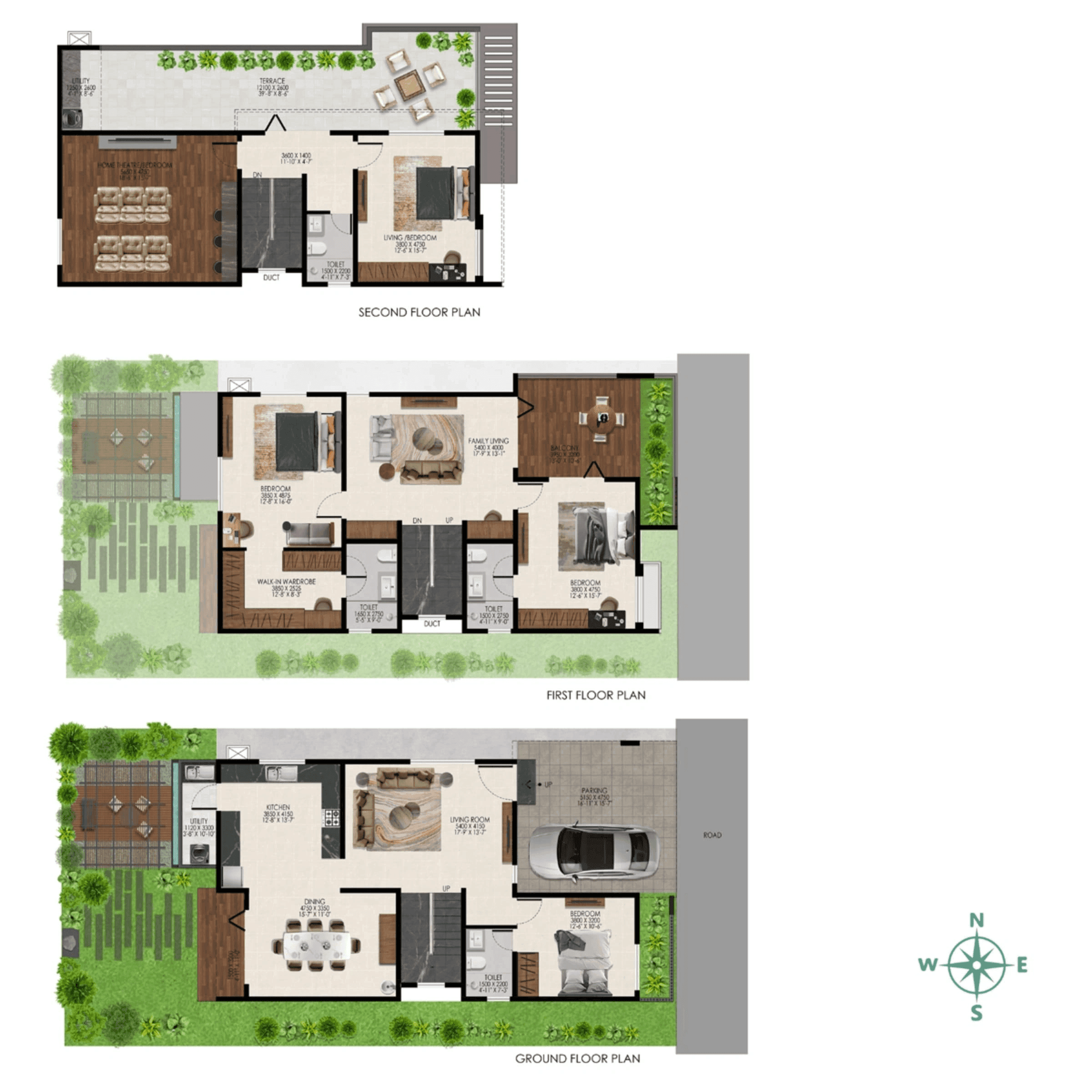 Unit plan - 2250 sq.ft.