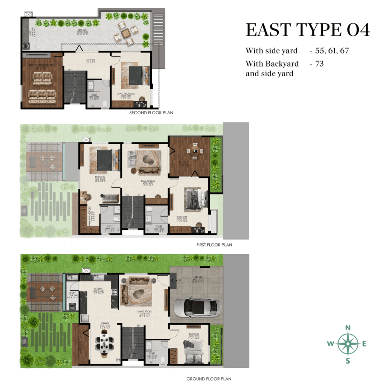Buildiko Spring Woods Unit plan - 2450 sq.ft.