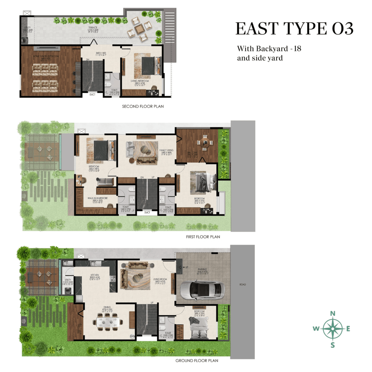 Buildiko Spring Woods Unit plan - 2100 sq.ft.