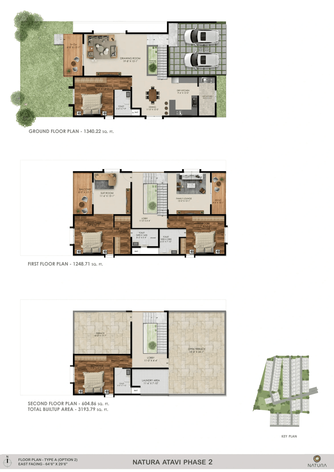 Natura Atavi Phase II Unit plan - 1903 sq.ft.