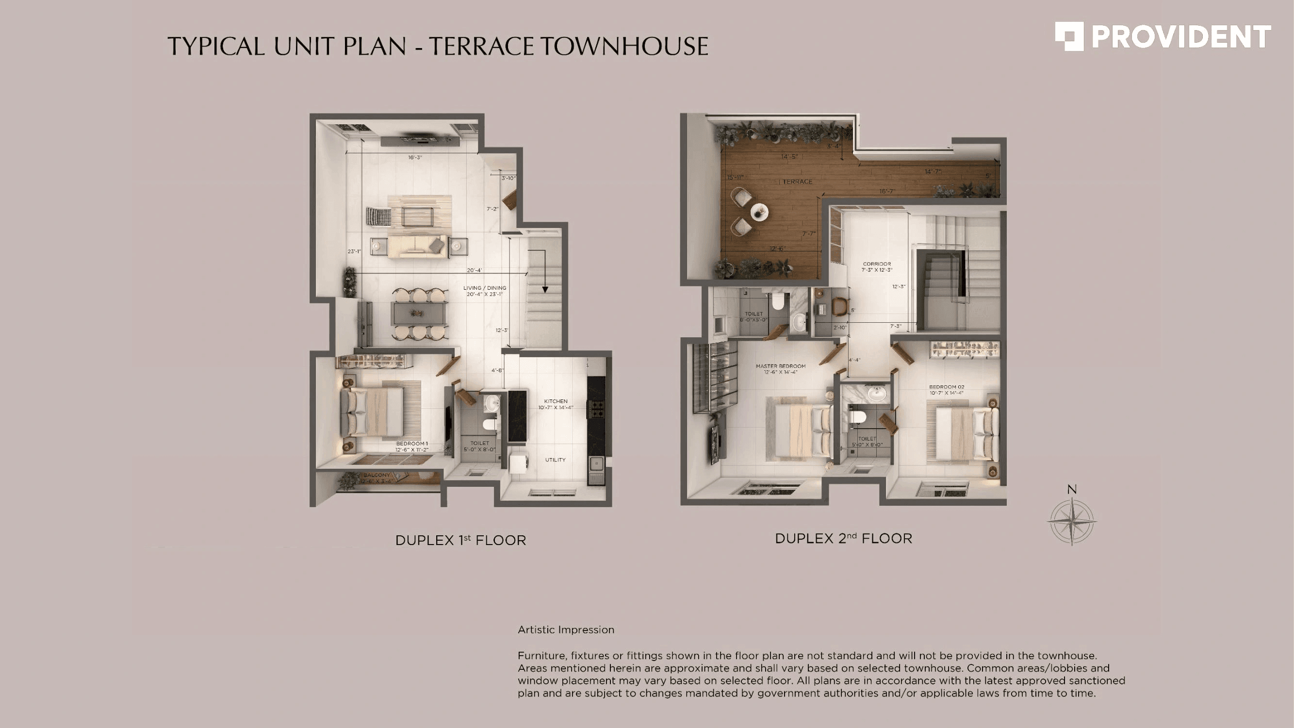 Provident Deansgate Unit plan - 1423 sq.ft.
