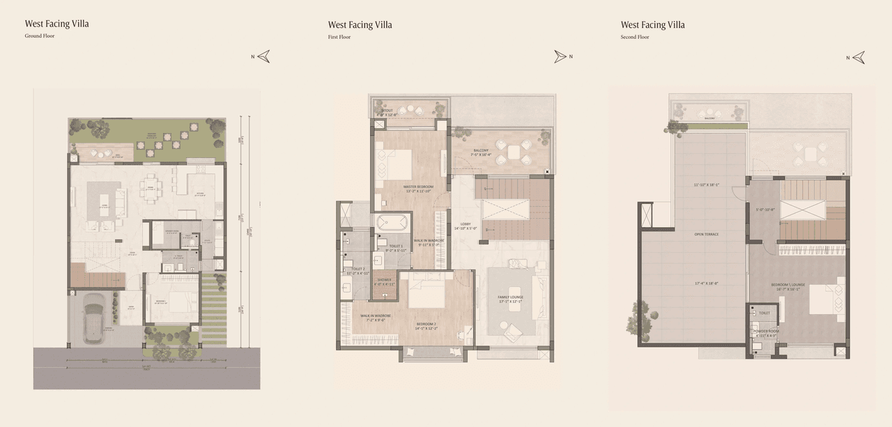 Urbanize Villa Bellissimo Unit plan - 2215 sq.ft.