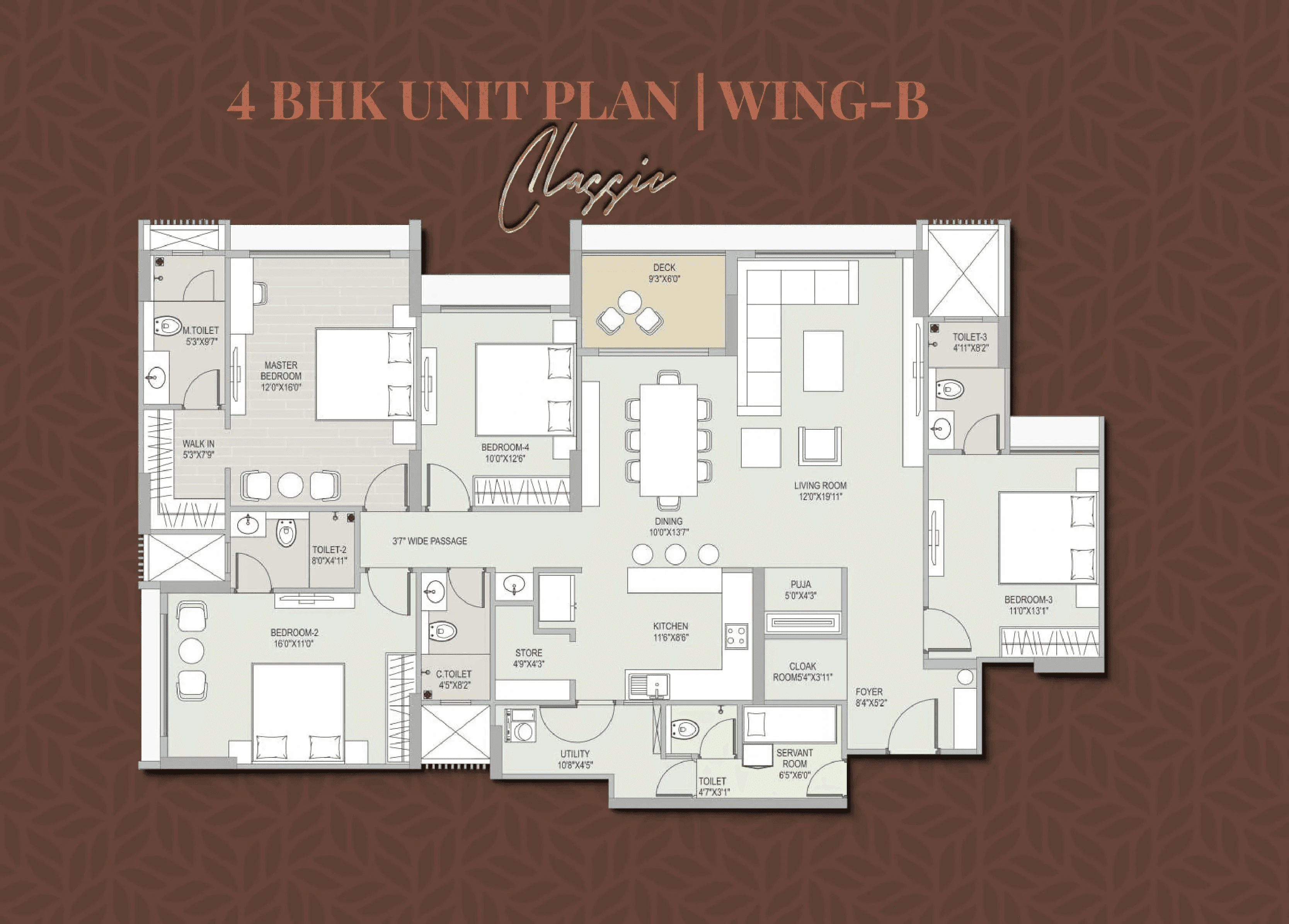 Unit plan - 1788 sq.ft.