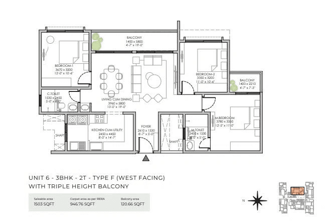 NBR Soul of the Seasons Unit plan - 1053 sq.ft.
