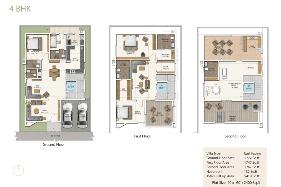 DSR Elixir Unit plan - 2400 sq.ft.