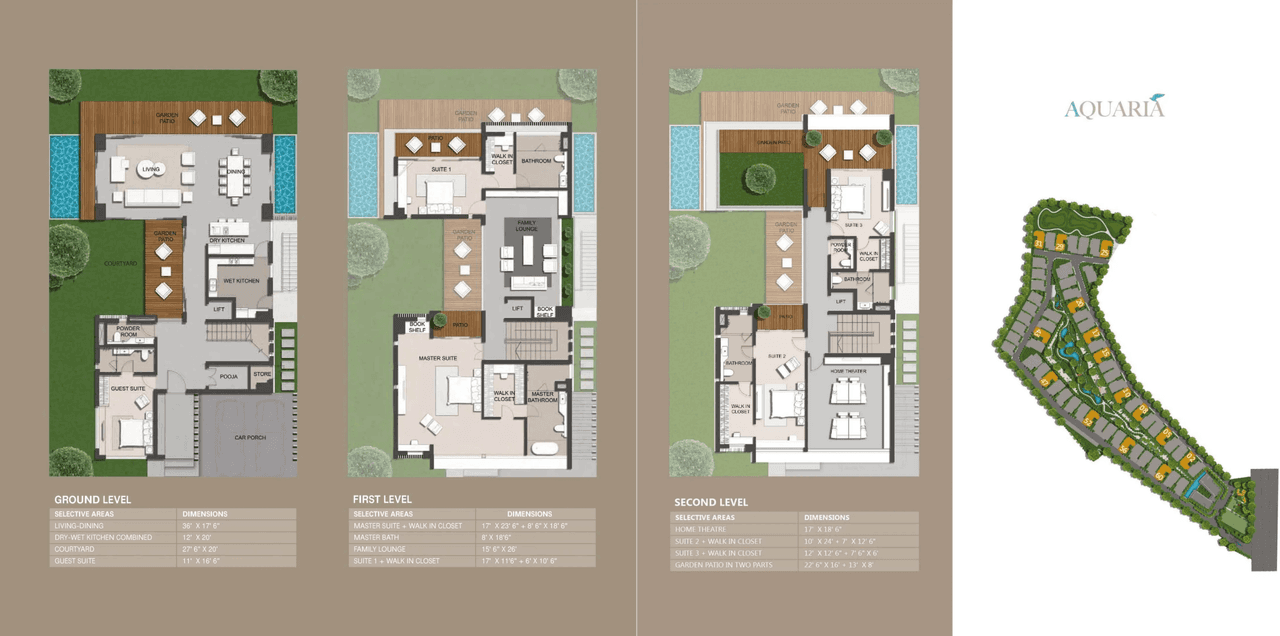 Raffles Park Unit plan - 4355 sq.ft.