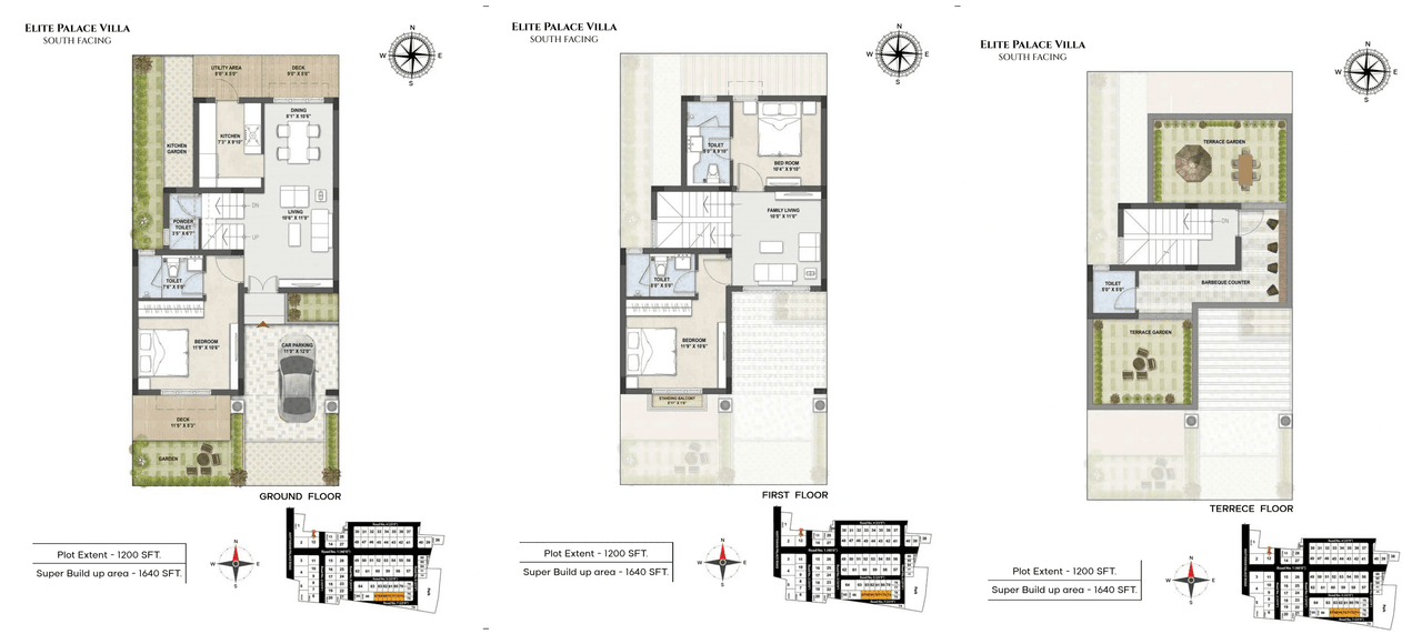 Adityaram Palace City Unit plan - 1200 sq.ft.