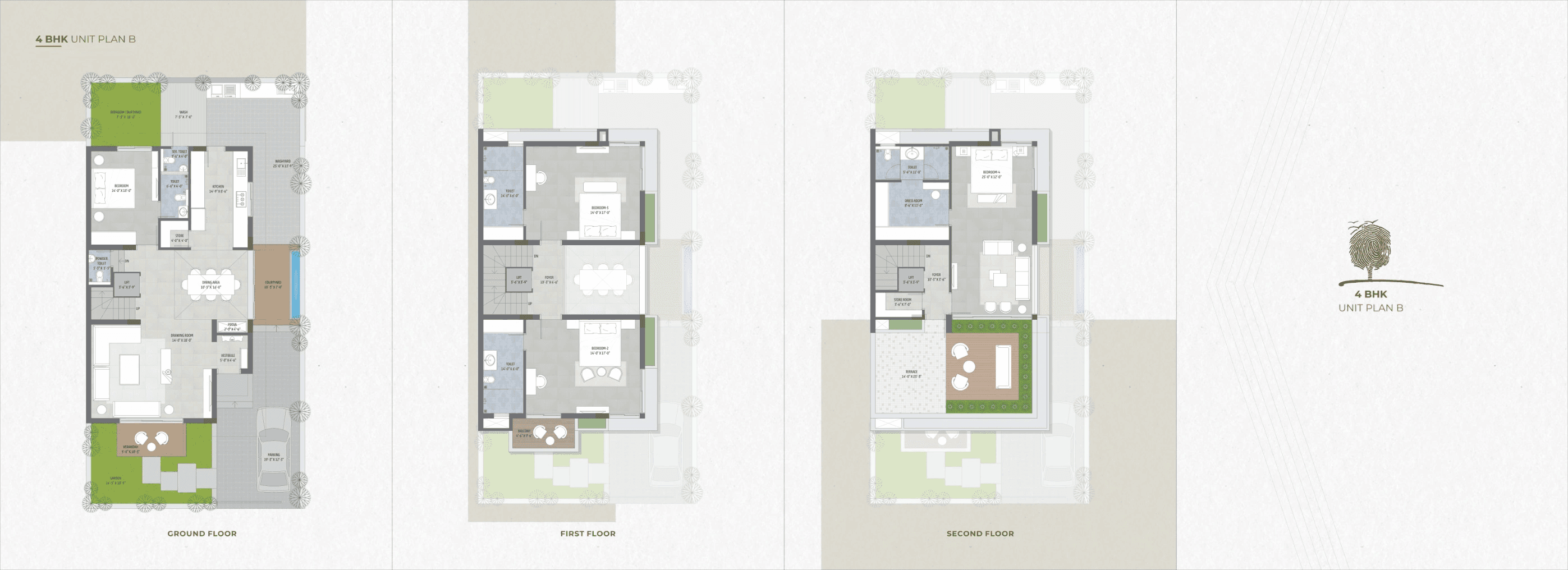 Unit plan - 3960 sq.ft.