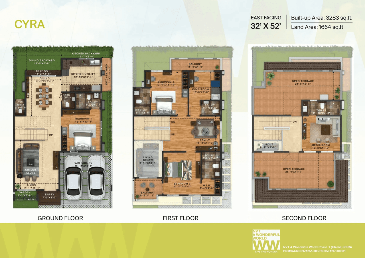 NVT A Wonderful World Unit plan - 1664 sq.ft.