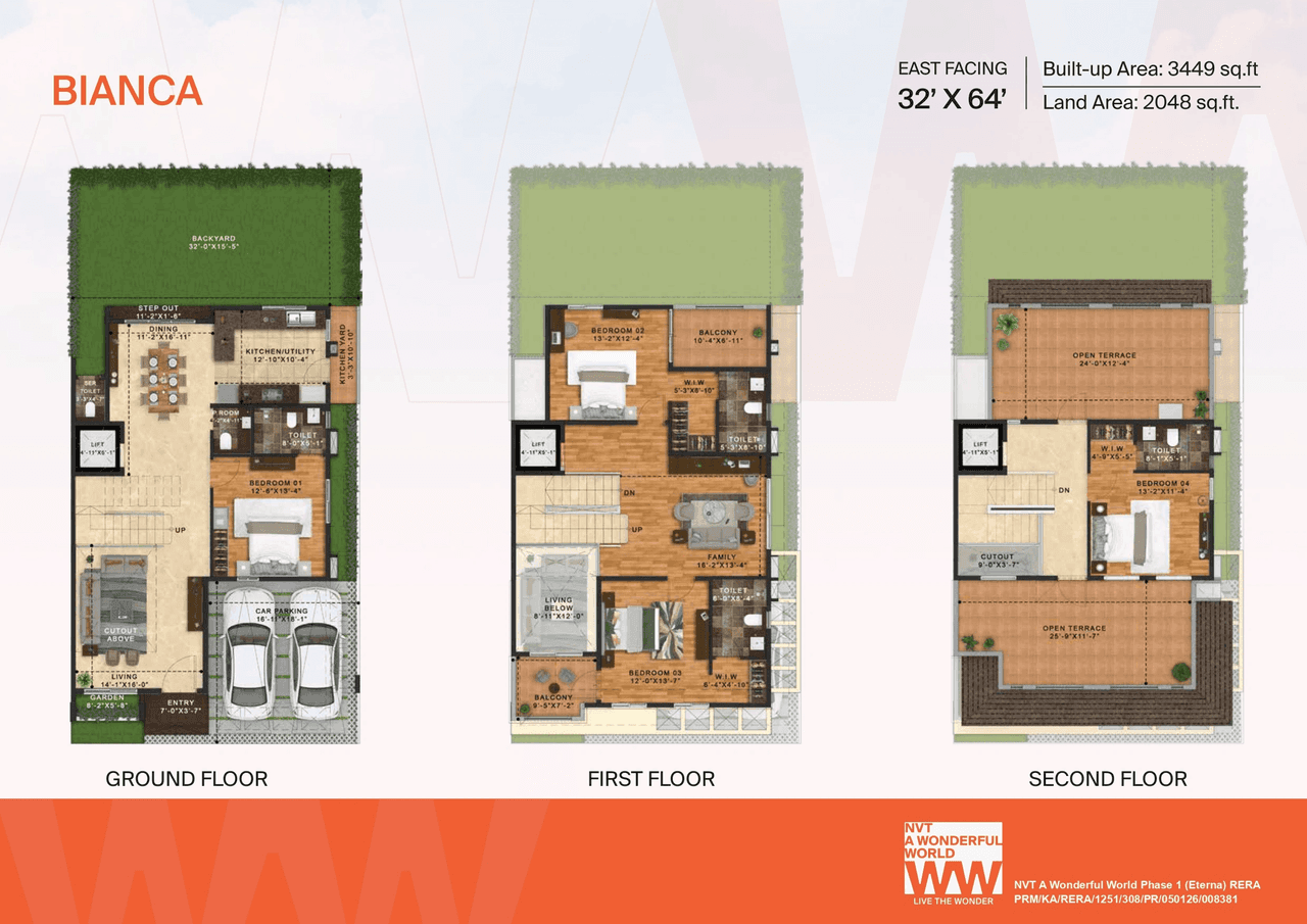 NVT A Wonderful World Unit plan - 2048 sq.ft.