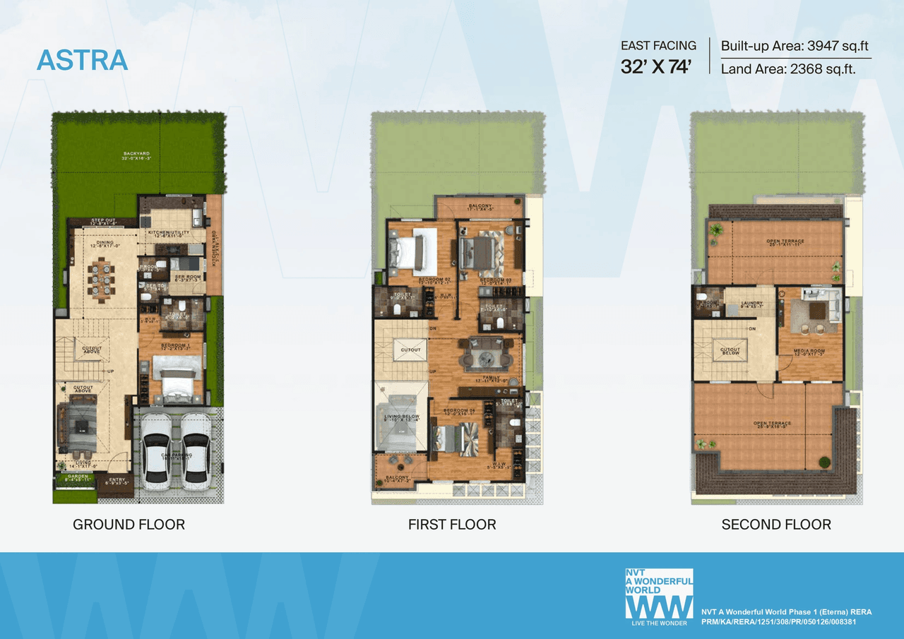 NVT A Wonderful World Unit plan - 1984 sq.ft.