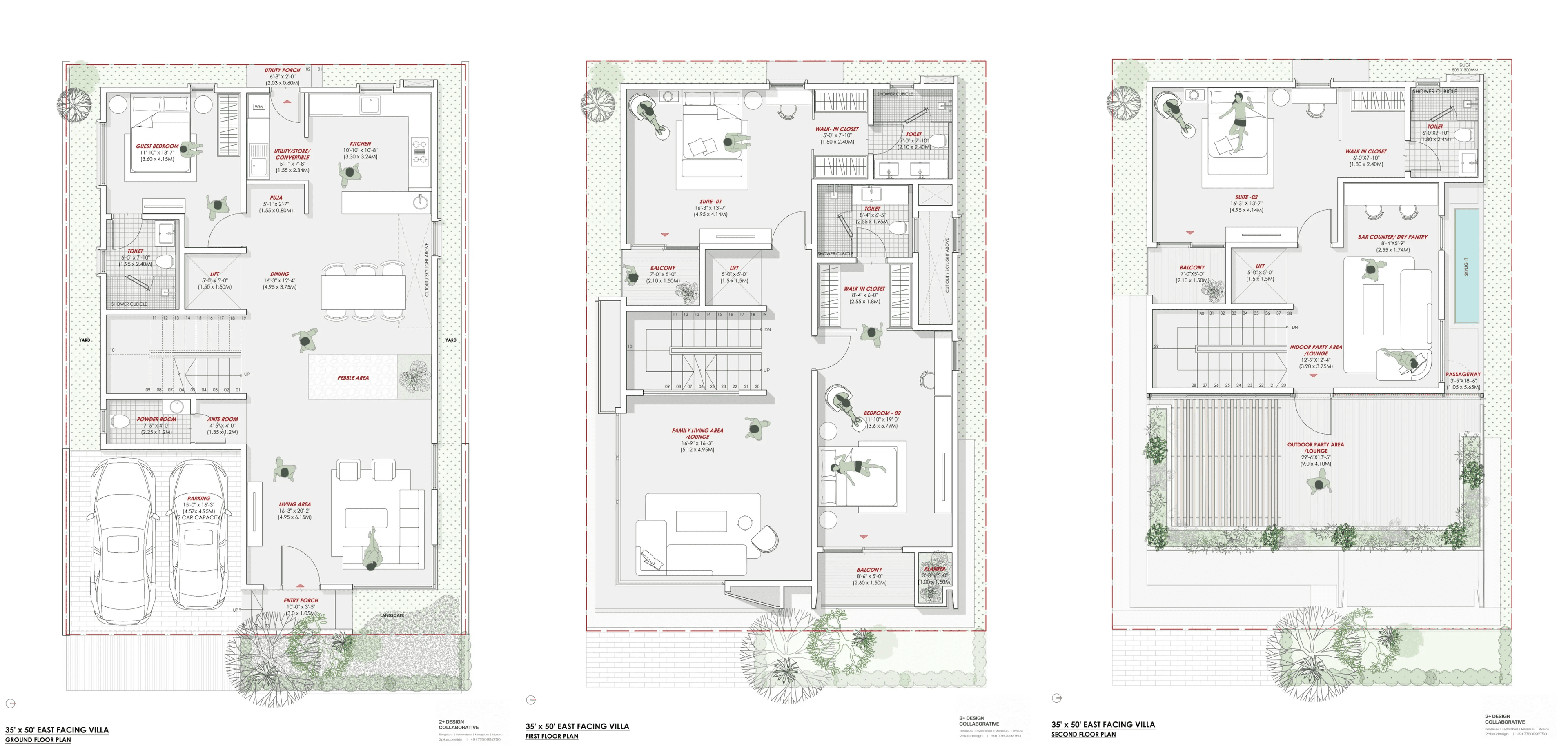 Unit plan - 1750 sq.ft.