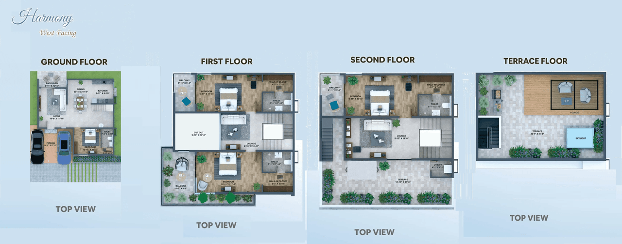 Konig Pearl County Unit plan - 1937 sq.ft.
