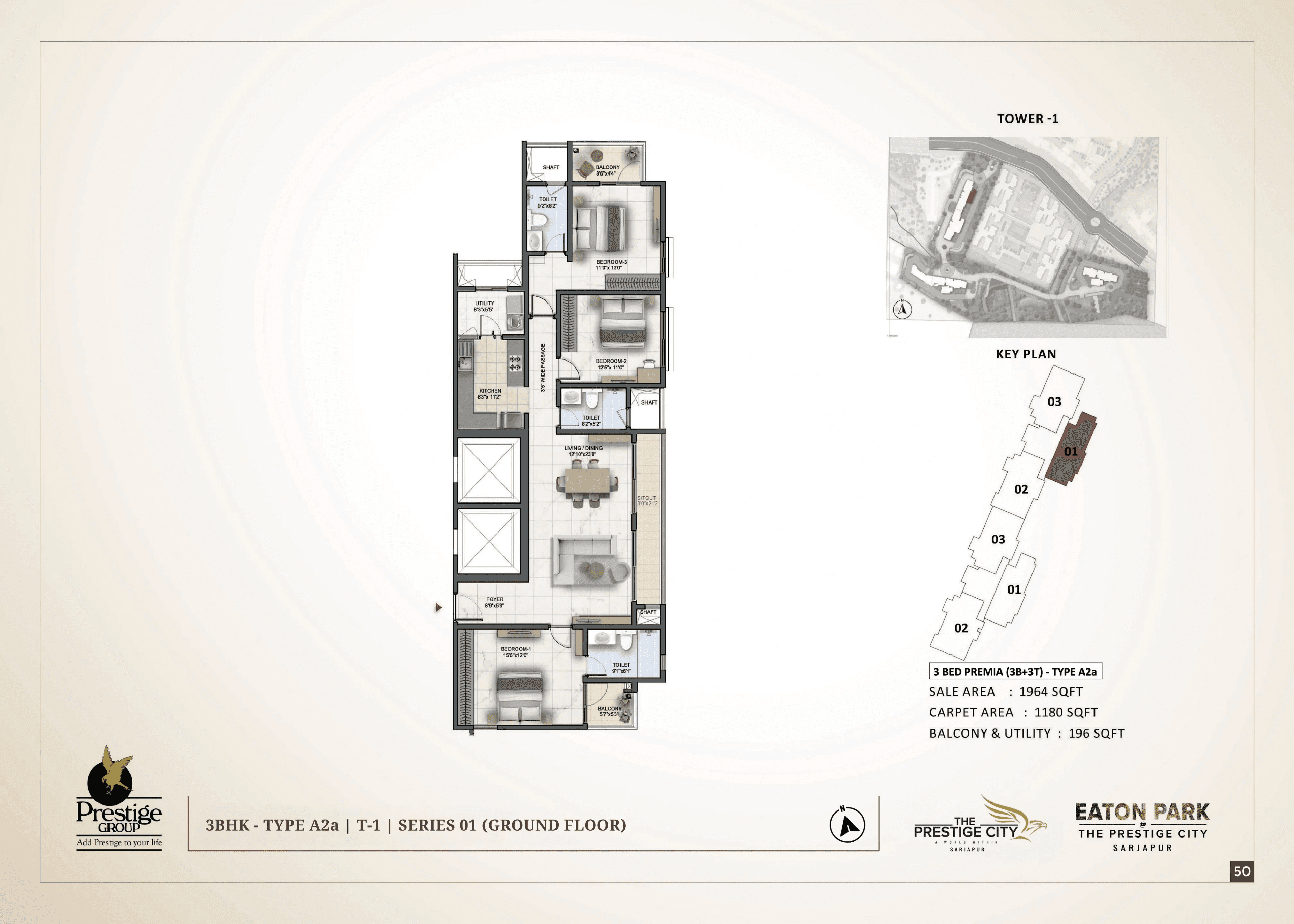 Unit plan - 1180 sq.ft.