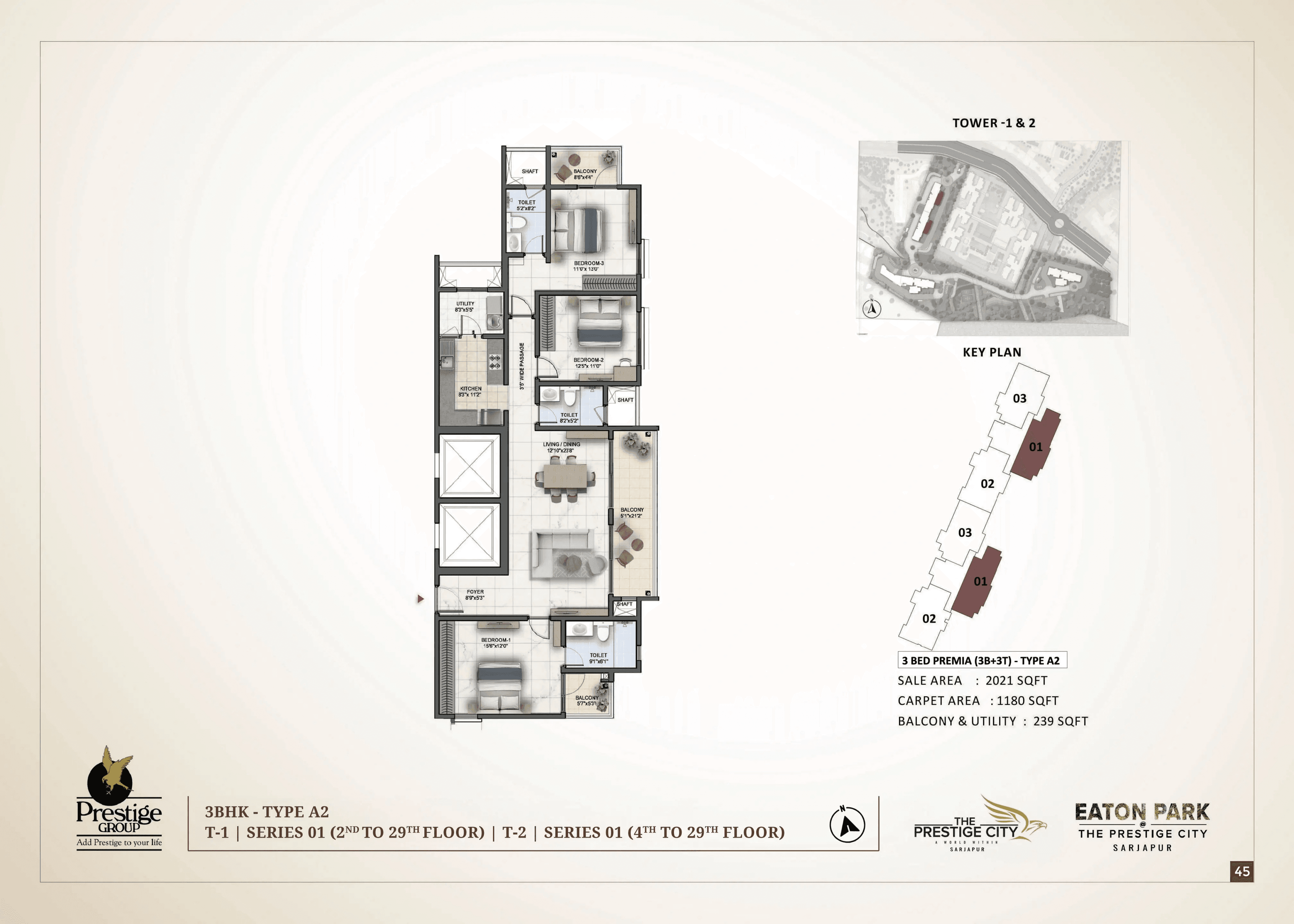 Unit plan - 1180 sq.ft.