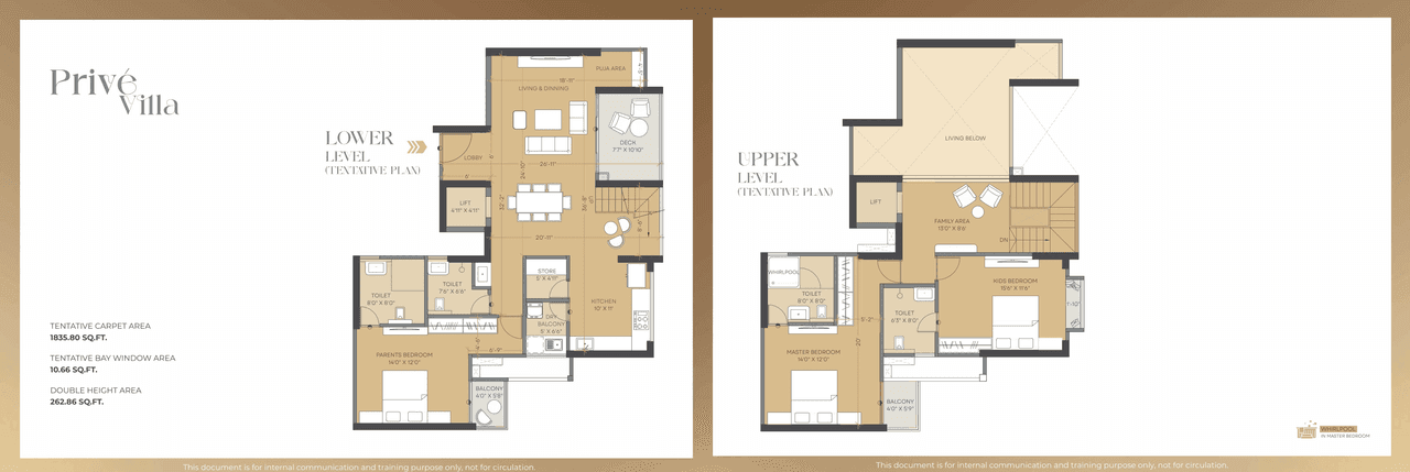 VTP Never Before Unit plan - 1836 sq.ft.