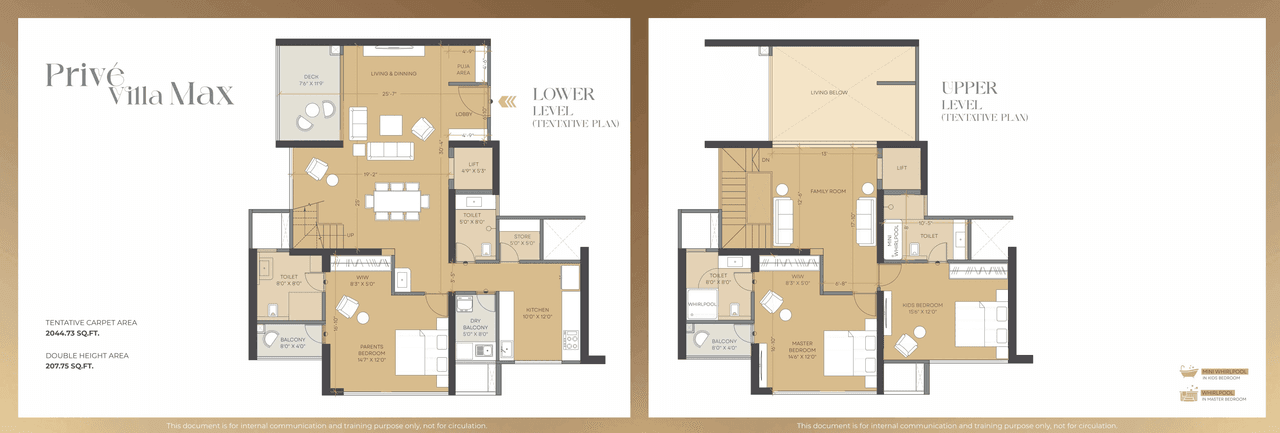 VTP Never Before Unit plan - 2045 sq.ft.