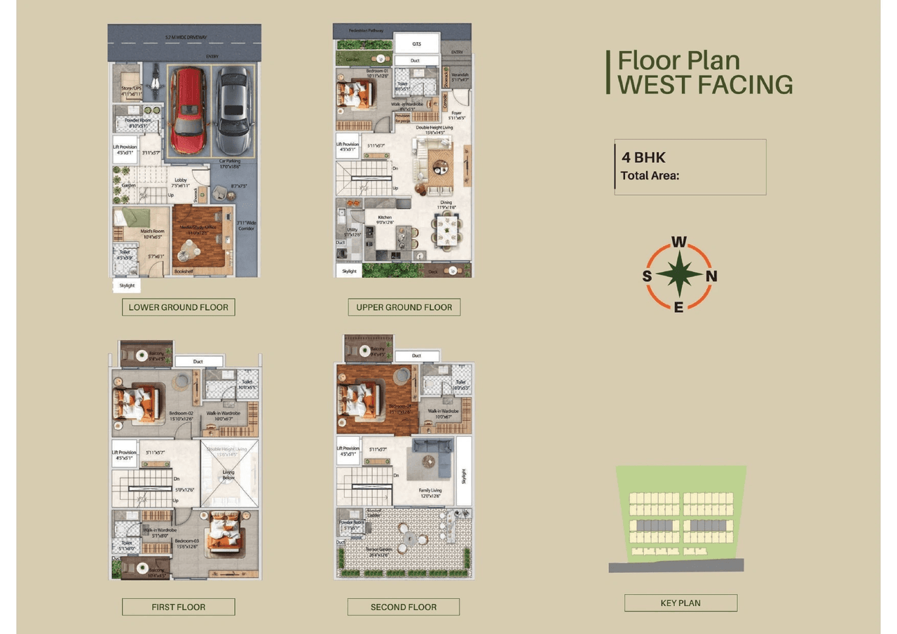 Rainbow Mayfair Unit plan - 3179 sq.ft.