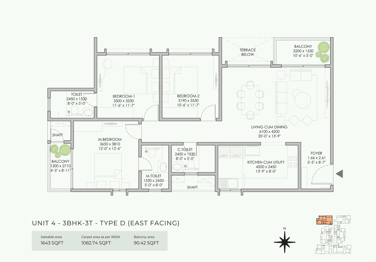 NBR Soul of the Seasons Unit plan - 1150 sq.ft.