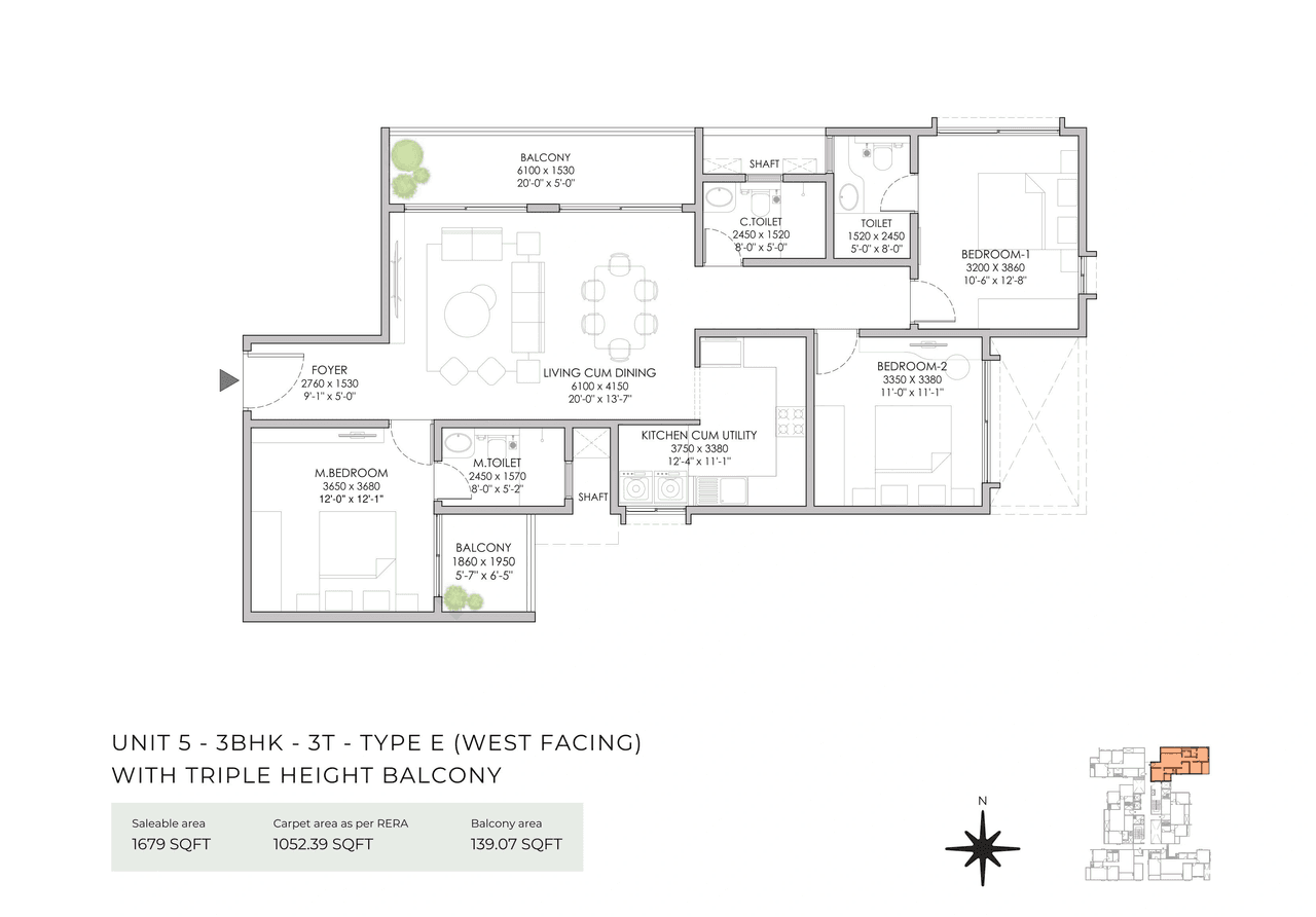 NBR Soul of the Seasons Unit plan - 1175 sq.ft.
