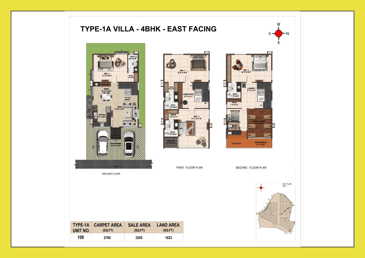 Casagrand VYBE Unit plan - 2769 sq.ft.