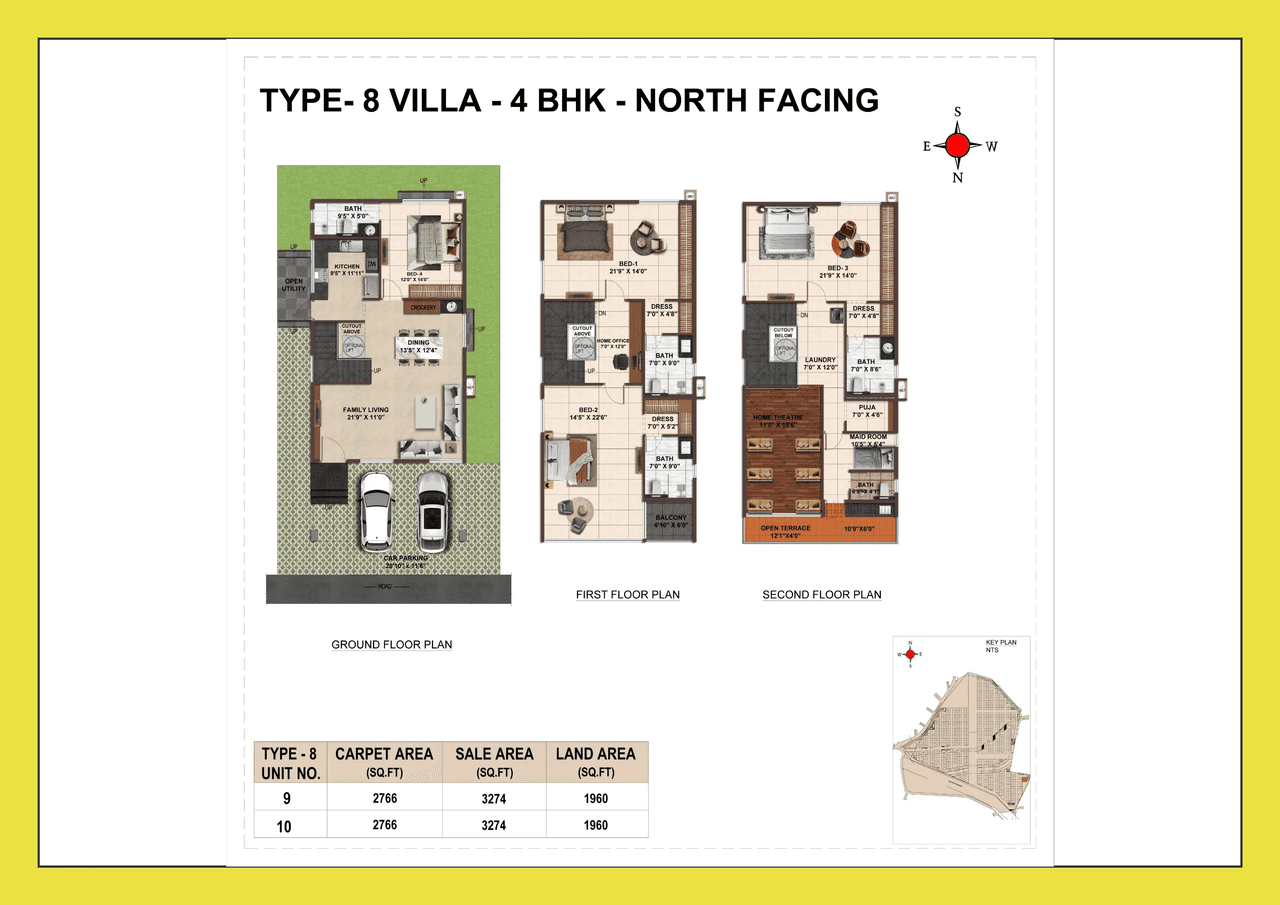 Casagrand VYBE Unit plan - 2766 sq.ft.