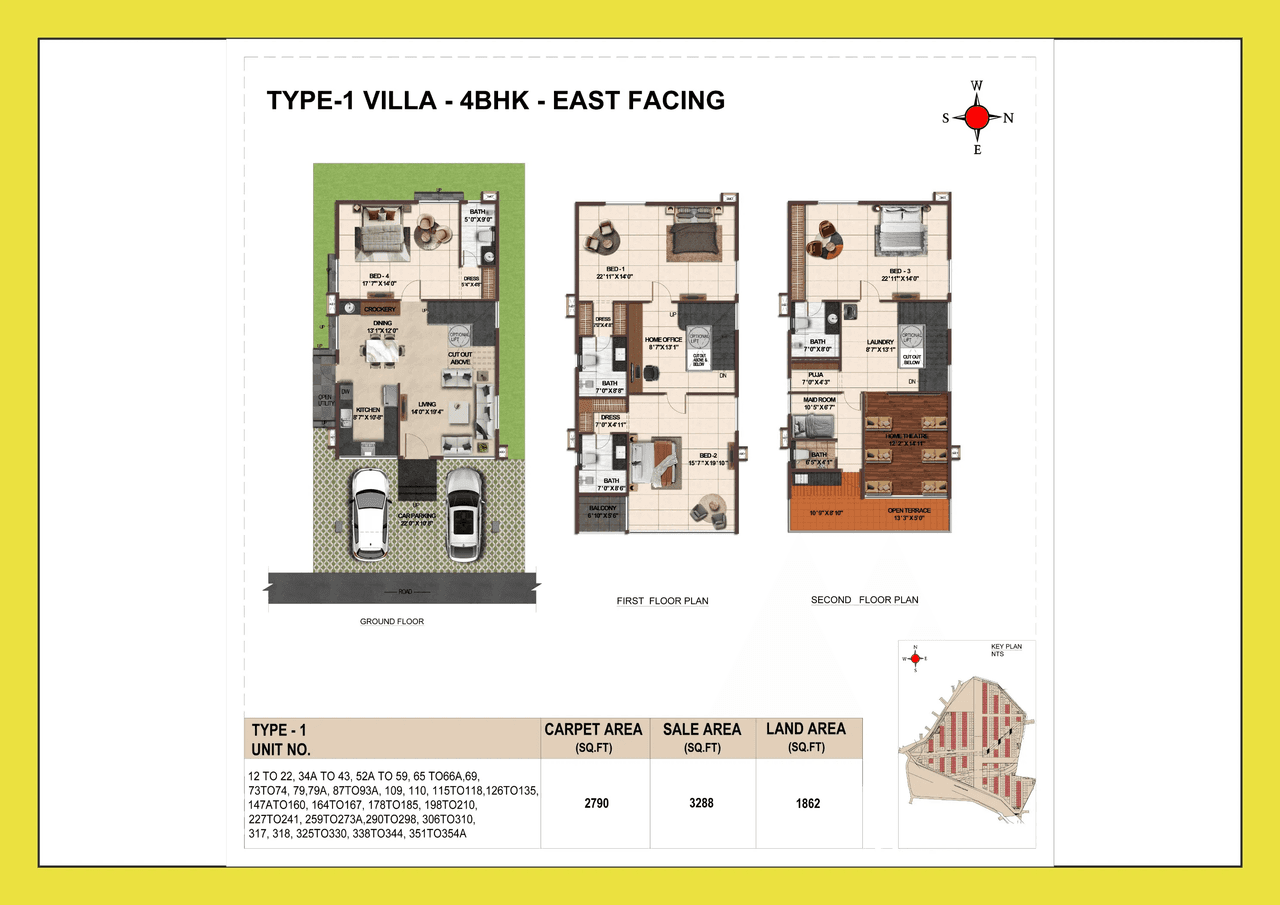 Casagrand VYBE Unit plan - 2790 sq.ft.