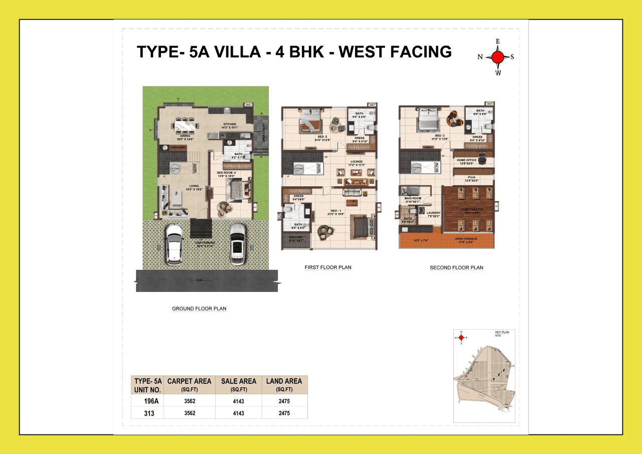 Casagrand VYBE Unit plan - 3562 sq.ft.