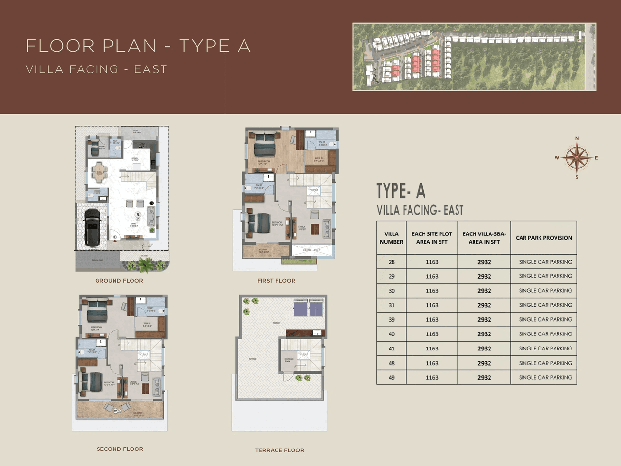 Raja Ira Unit plan - 2345 sq.ft.