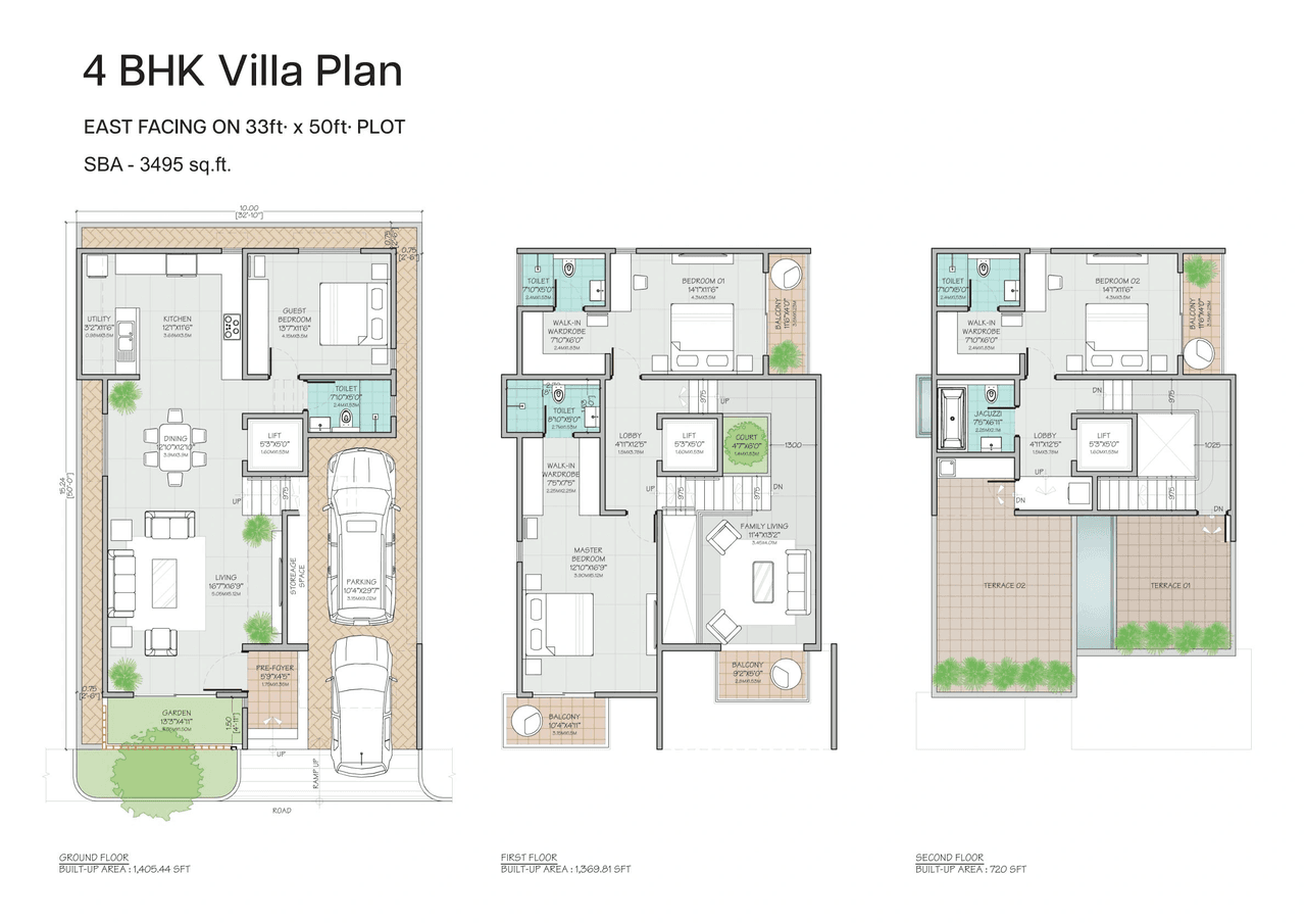 Oxyrich Unit plan - 2227 sq.ft.
