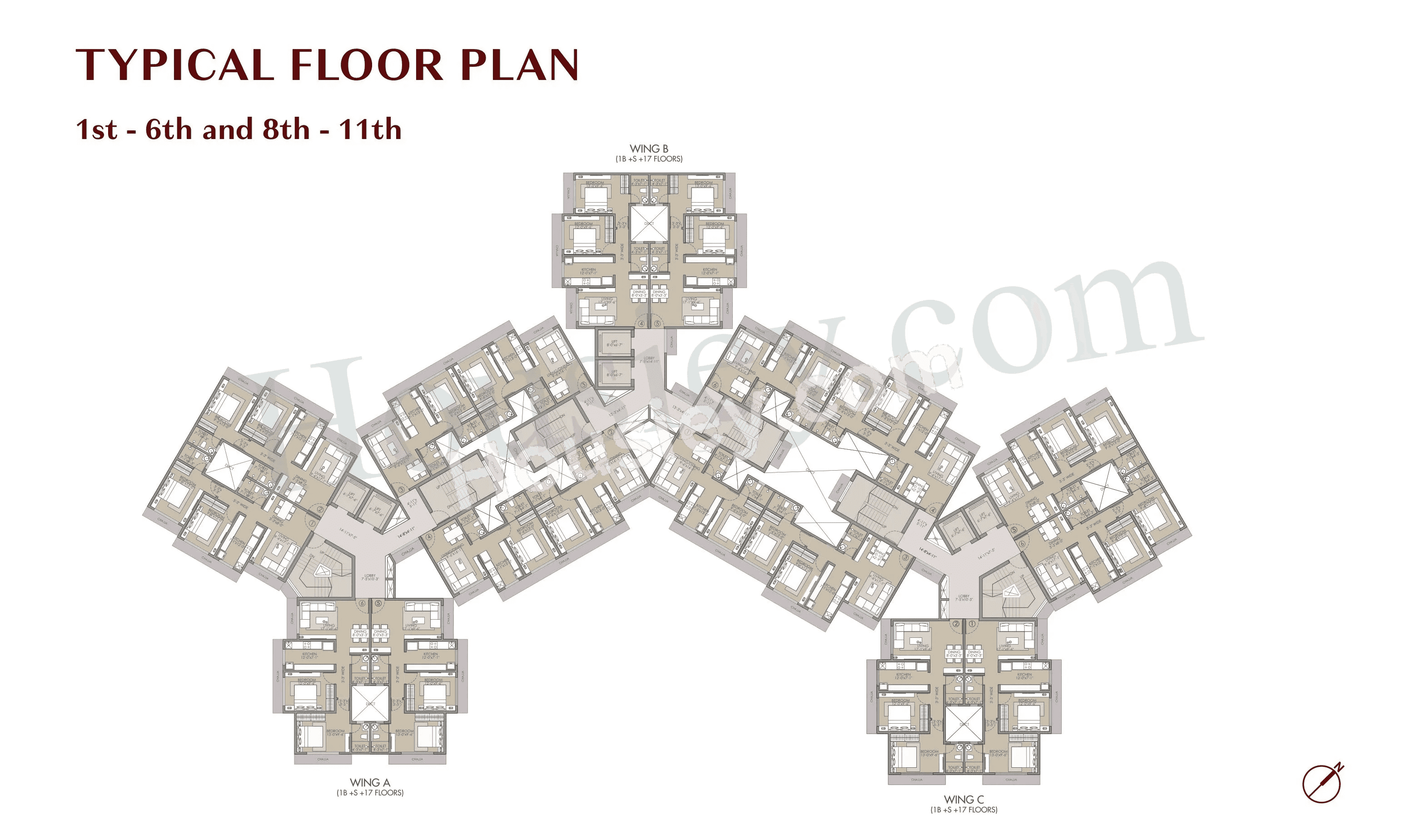 127 Raj Floor plan 1