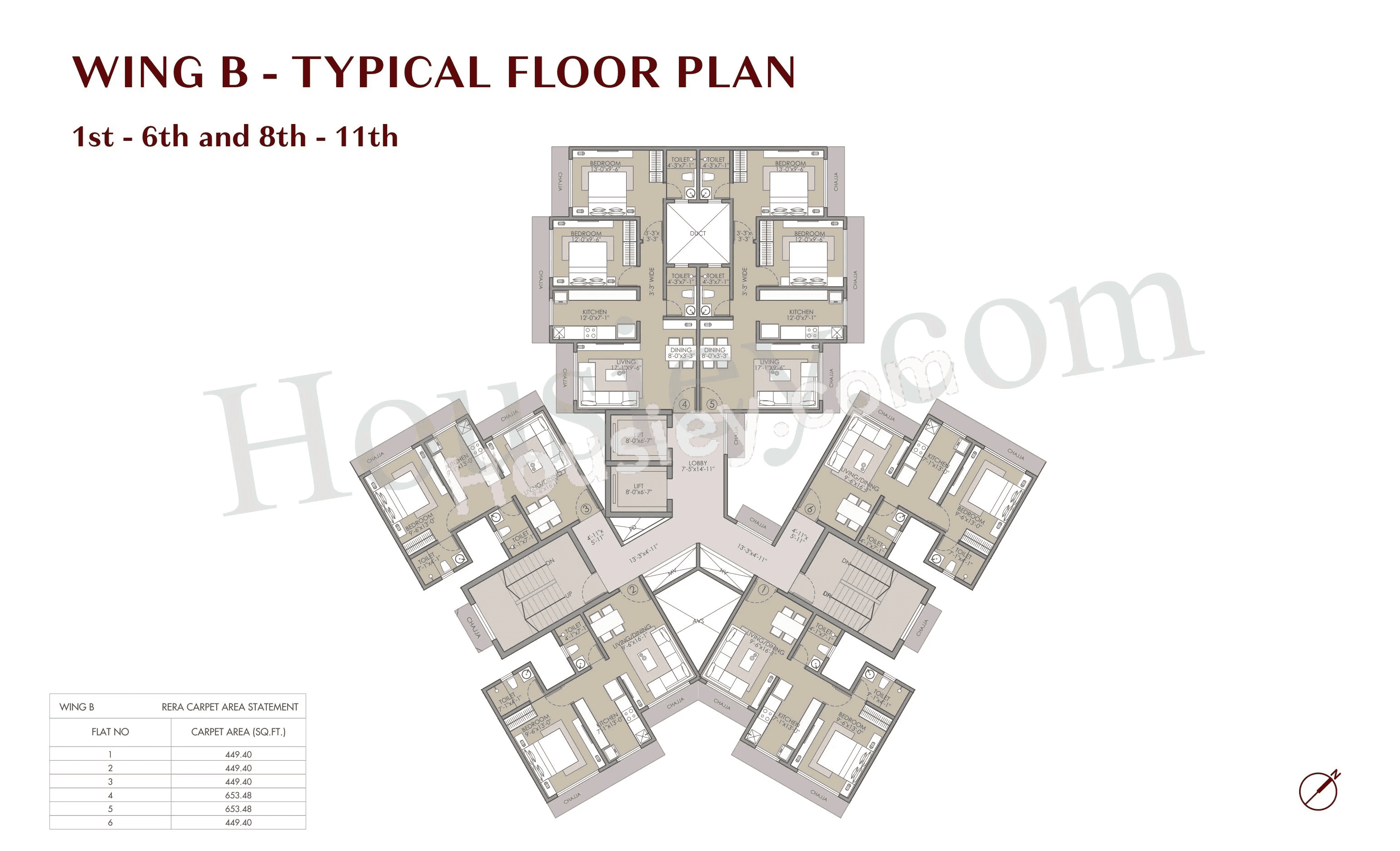 127 Raj Floor plan 3