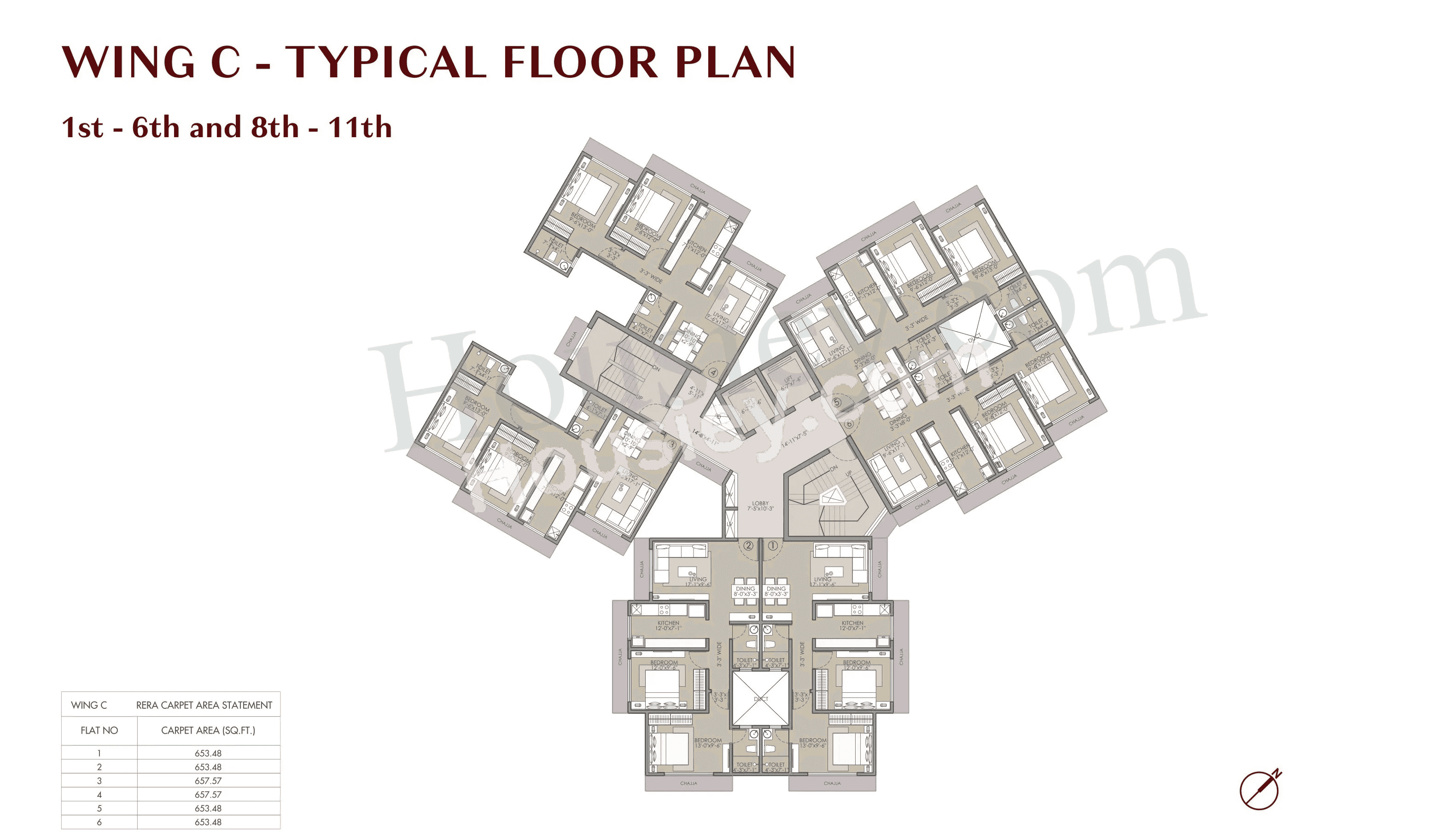 127 Raj Floor plan 4