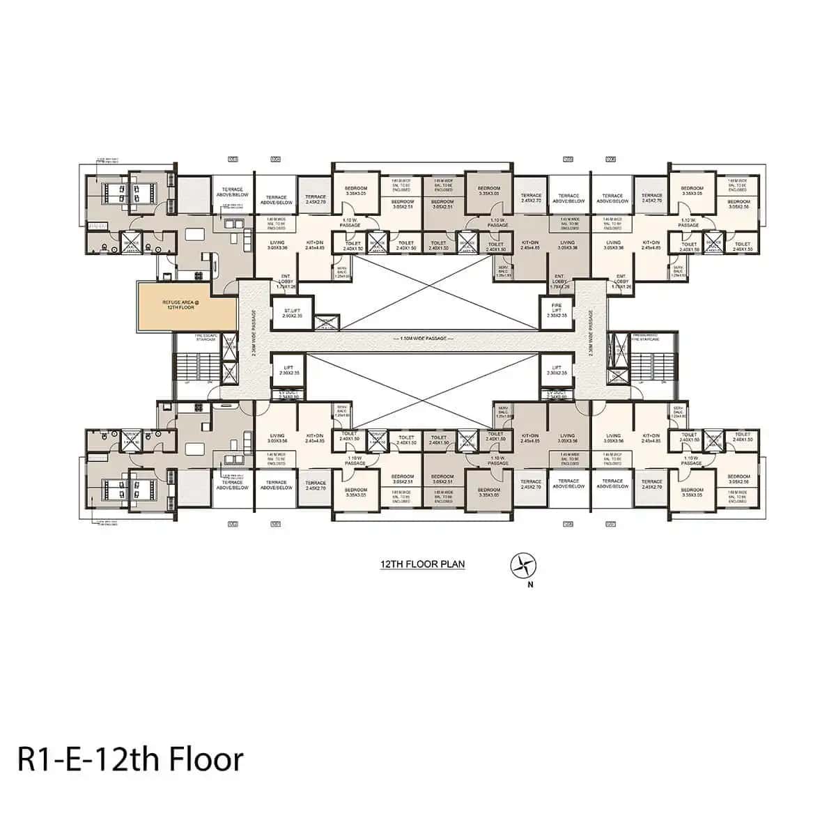 Kolte Patil Arezo Floor plan 4