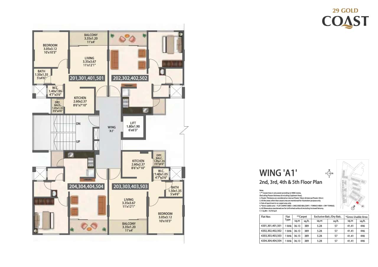 Mantra 29 Gold Coast Floor plan 1