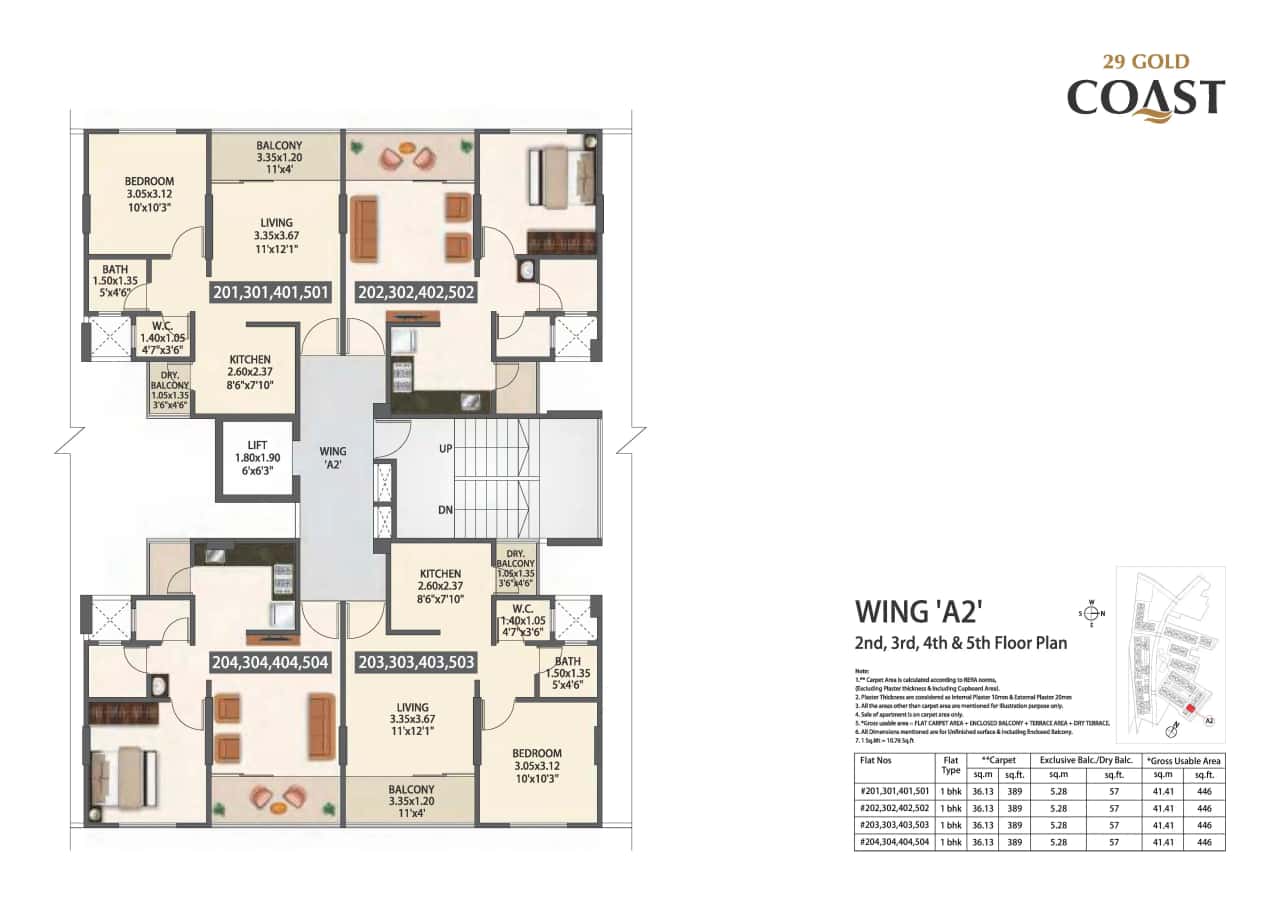 Mantra 29 Gold Coast Floor plan 2