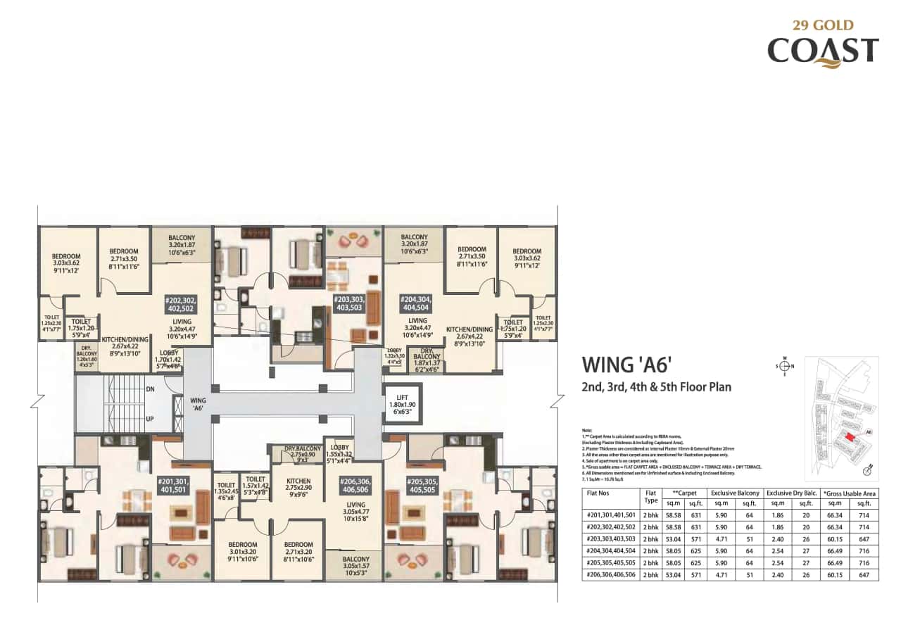 Mantra 29 Gold Coast Floor plan 6