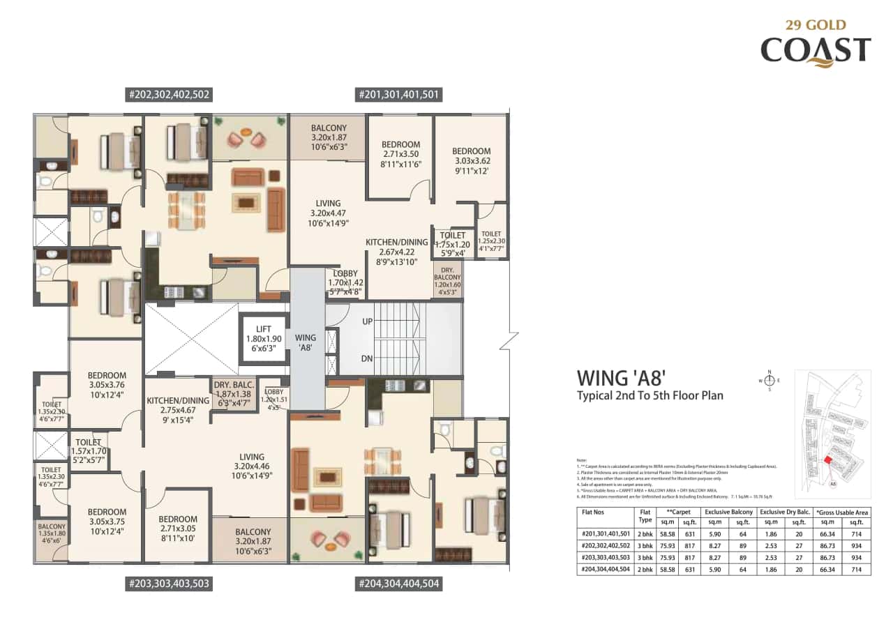 Mantra 29 Gold Coast Floor plan 8