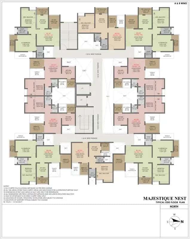 Majestique Nest Floor plan 1