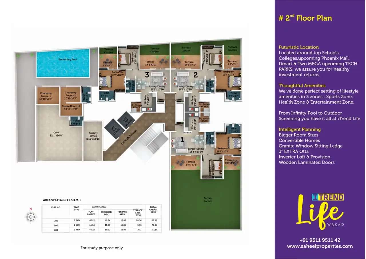 Saheel I trend Life Floor plan 1