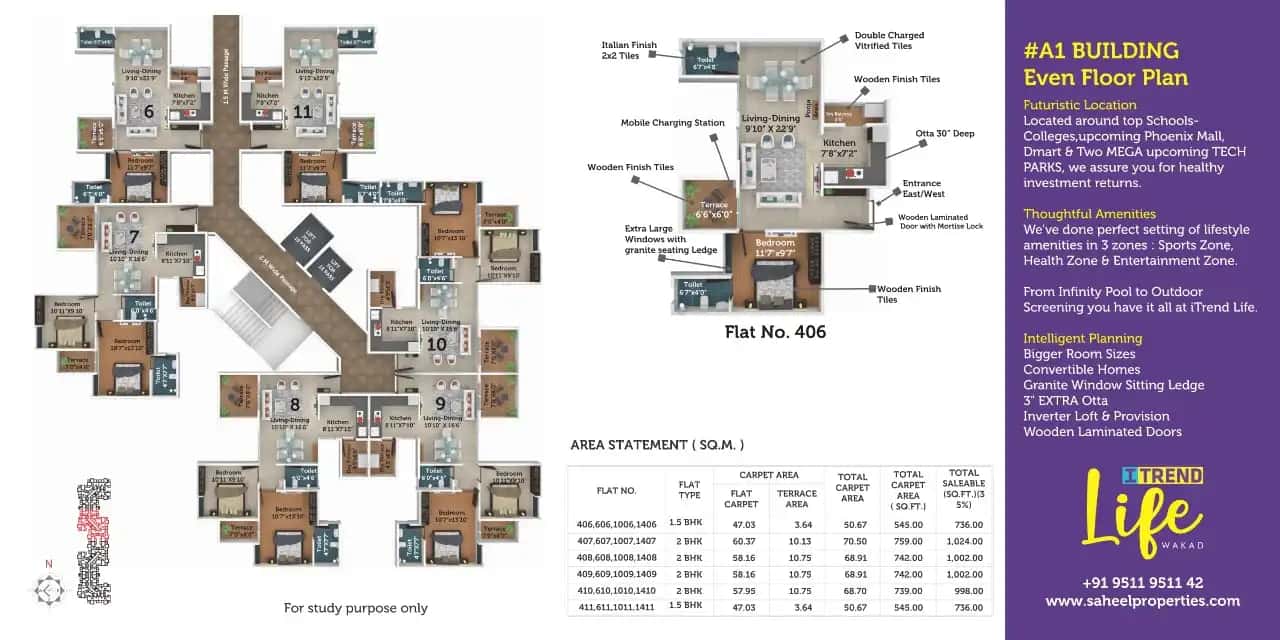 Saheel I trend Life Floor plan 3