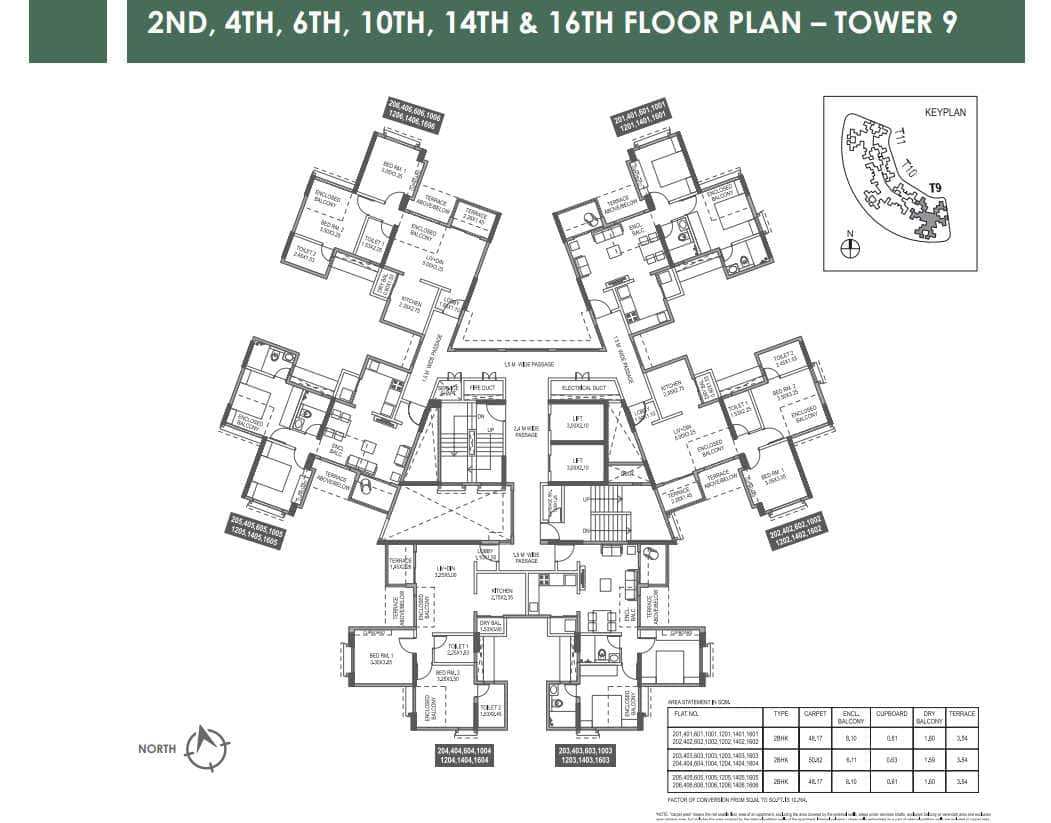 Paranjape Highlands Floor plan 1