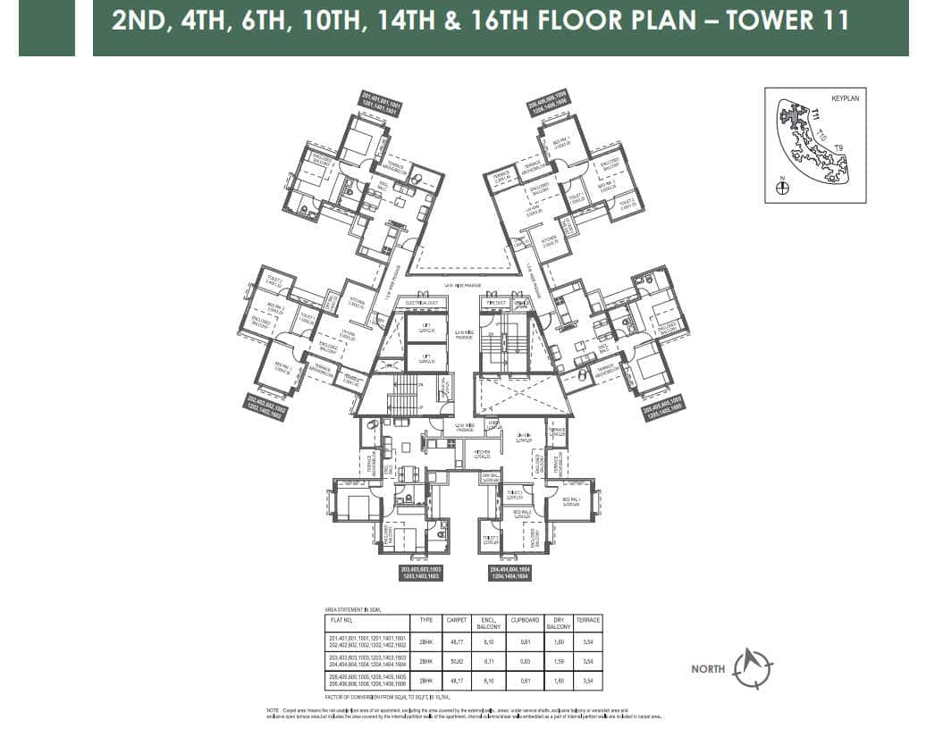 Paranjape Highlands Floor plan 6