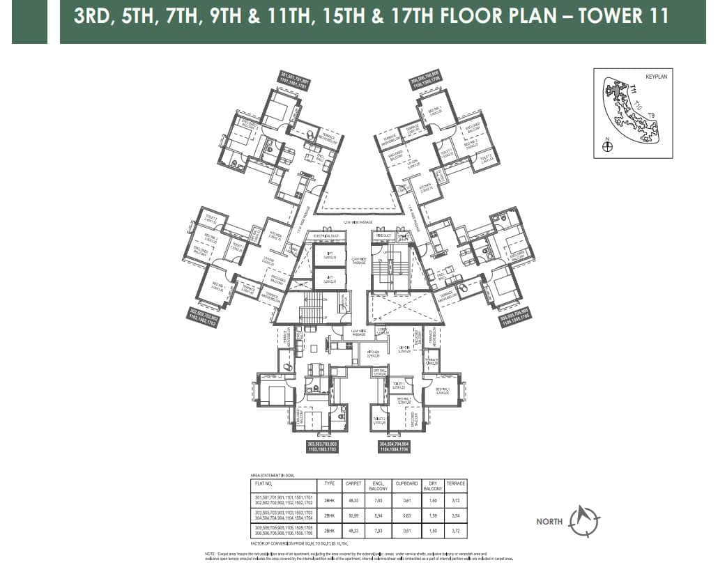 Paranjape Highlands Floor plan 7