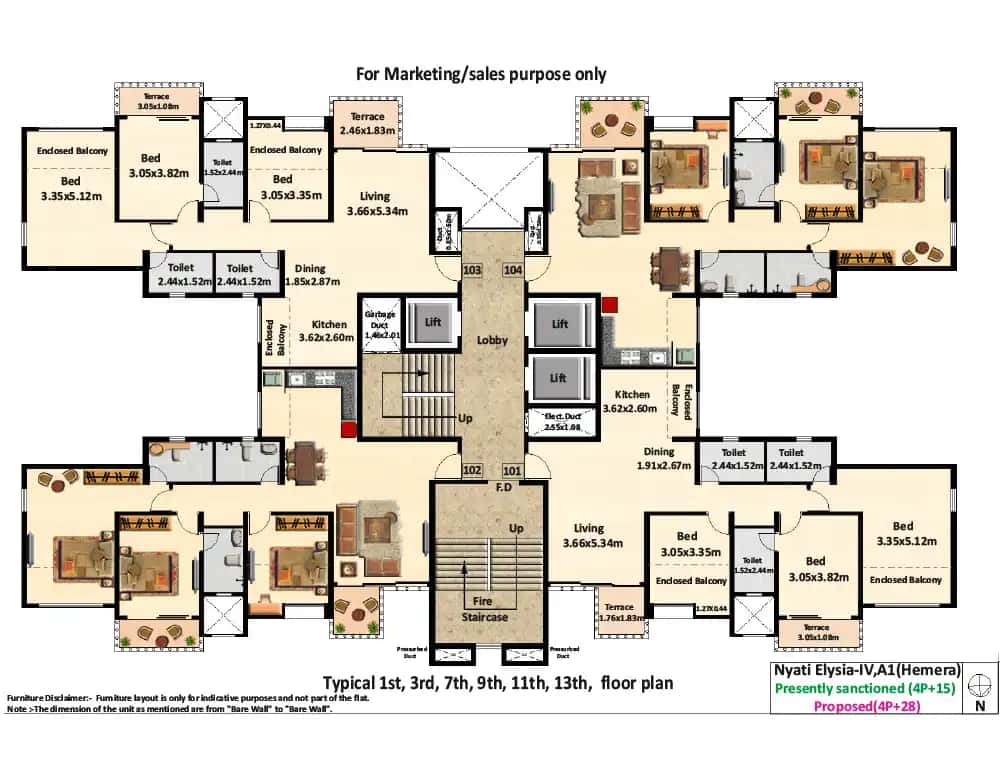 Nyati Elysia Floor plan 4