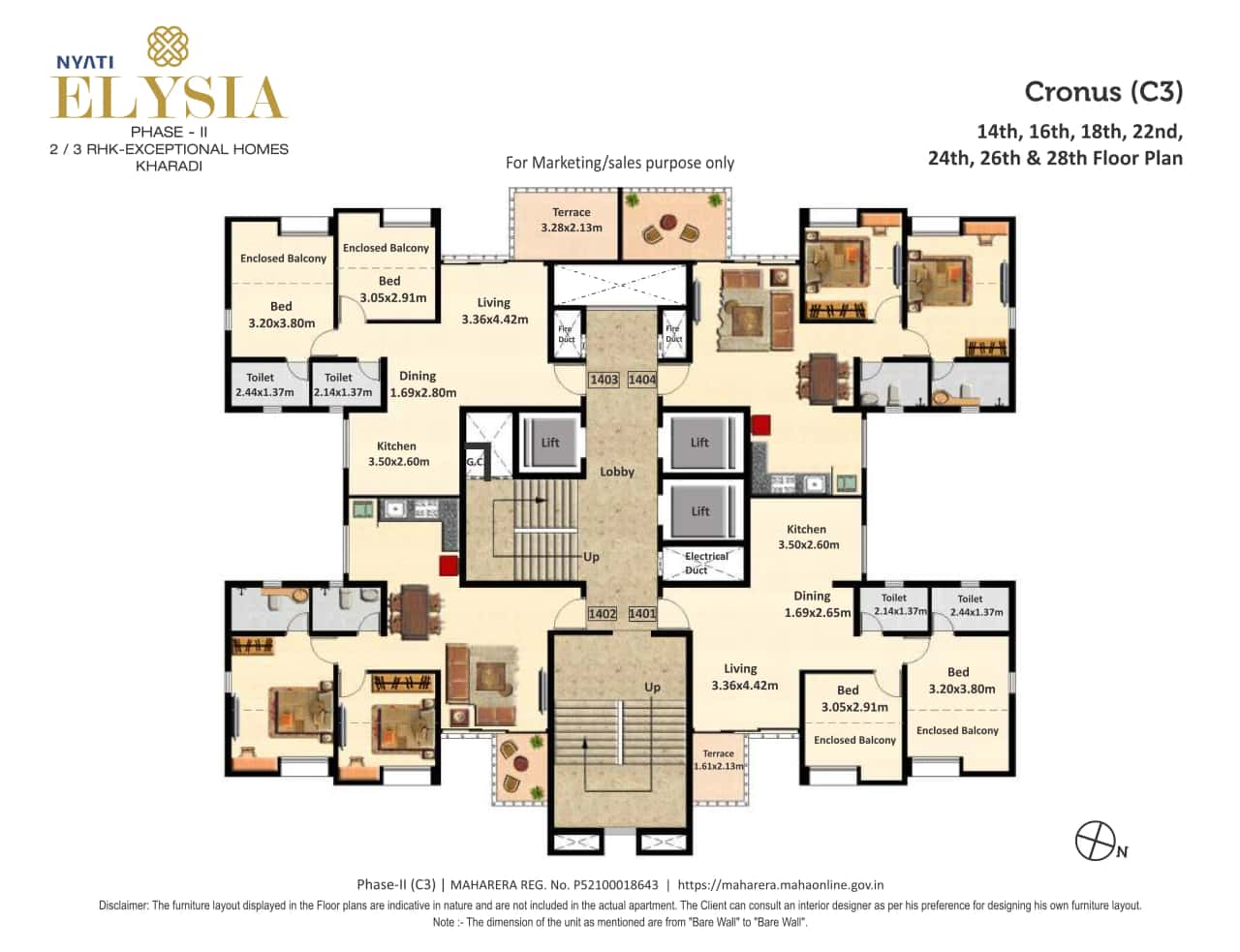 Nyati Elysia Floor plan 11