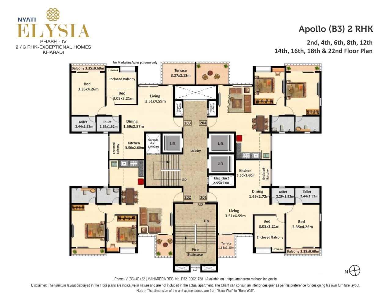 Nyati Elysia Floor plan 12