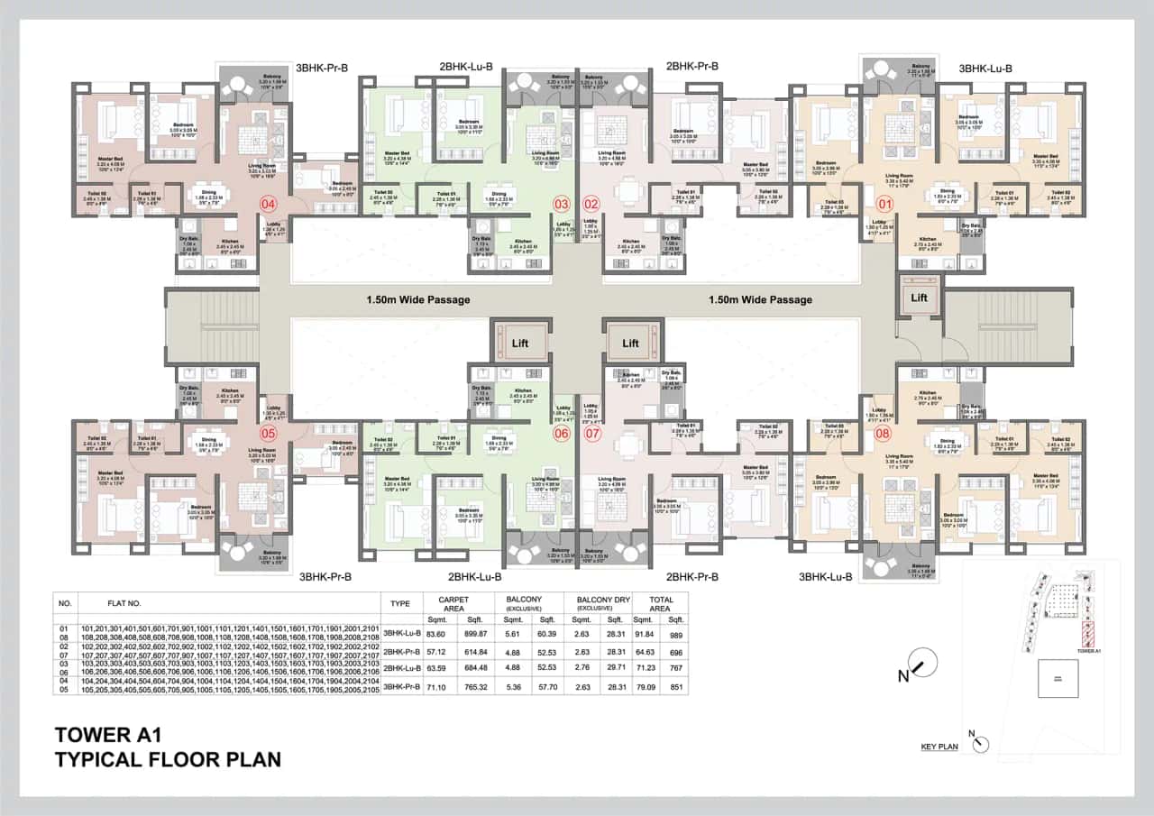 Kohinoor Kaleido Floor plan 1