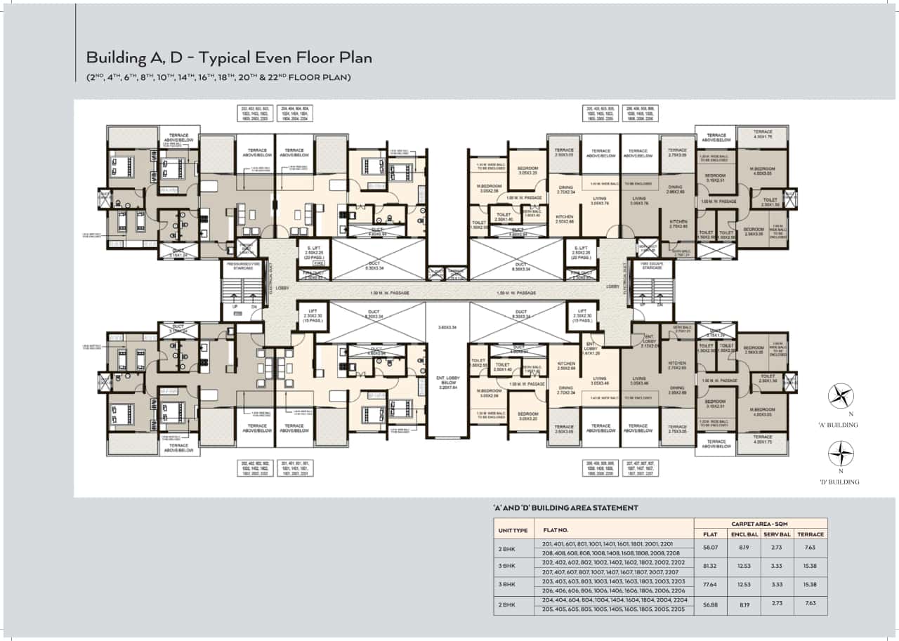 Kolte Patil First Avenue Floor plan 1